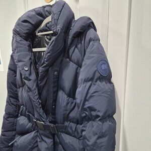 Canada Goose Down Jacket- Marlow Coat-Atlantic Navy XS